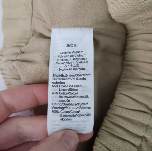 J. Crew Factory Linen Blend Midi Skirt - Picture 6 of 7